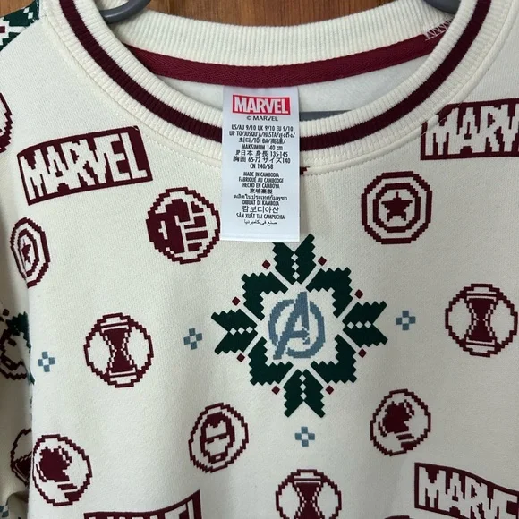 Kids Marvel Christmas Sweatshirt from Disney World - Picture 3 of 4